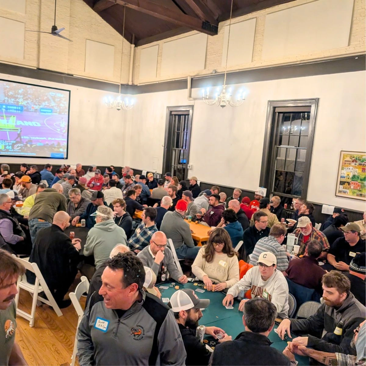 Chagrin Falls Dads Club poker night — community fundraiser in action
